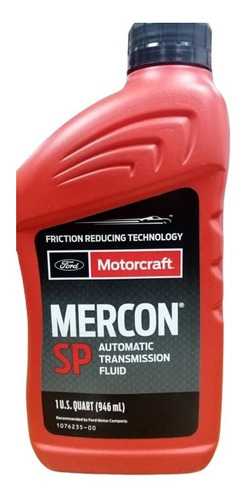 Imagen 1 de 1 de Aceite Mercon Sp Transmision 60r60 / Motorcraft (1qt)