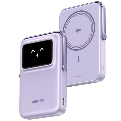 Ugreen Power Bank Inalámbrico 10000mah 20w Pd 7.5w Qi 45327