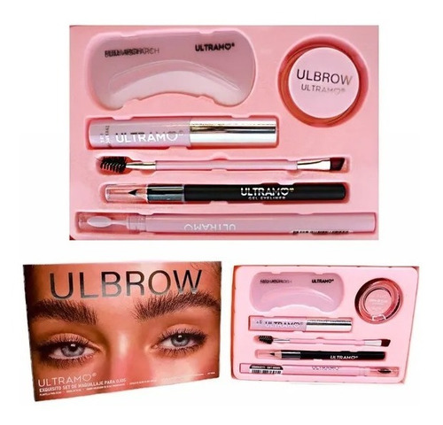 Set De Maquillaje Para Ojos Con 9 Accesorios