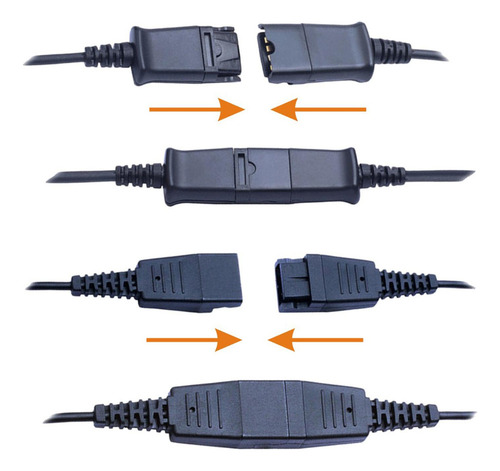 Nuevo Conector Qd De Auriculares, Cable Qd A Adaptador