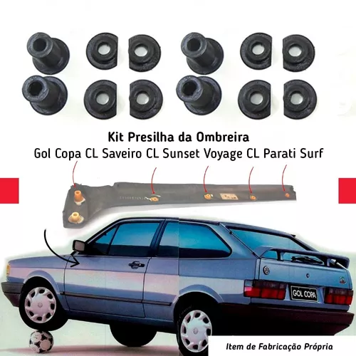 Grampos Para Automoveis Fiat,Gm,Vw,Ford Kit Com 90 Peças - Procar Auto Peças