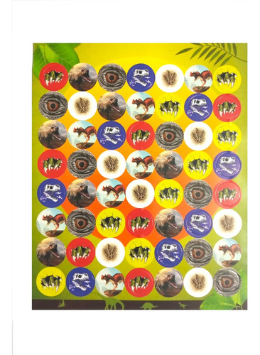 Genial Set 250 Stickers De Dinosaurios Calcomanias Kawaii