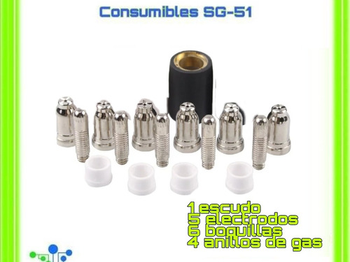 Consumibles Sg51 Cortadora Plasma