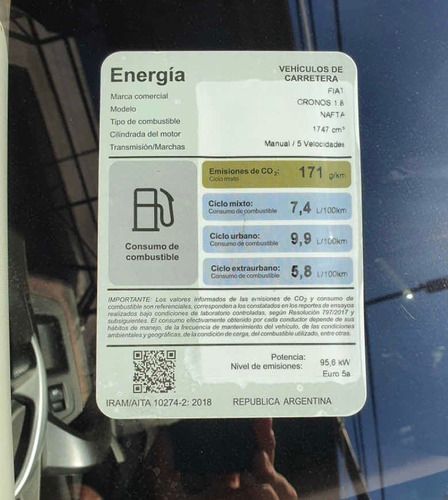 Imagen 7 de 9 de Fiat Cronos