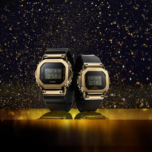 Imagen 2 de 8 de Reloj Casio G-shock Women Iones Dorados Gm-s5600gb-1cr