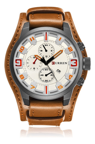 Reloj Para Hombre Curren 8225 Technos White