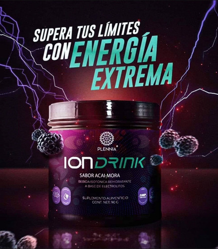 Plennia Ion Drink 90gr Bebida Isotonica Rehidratante