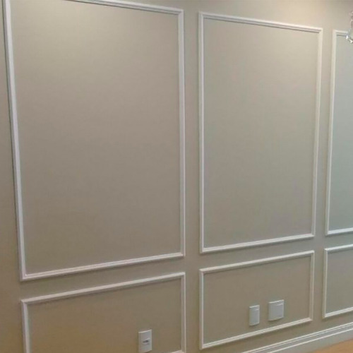 Boiserie Moldura De Isopor Kit 15 Metros Roda Meio