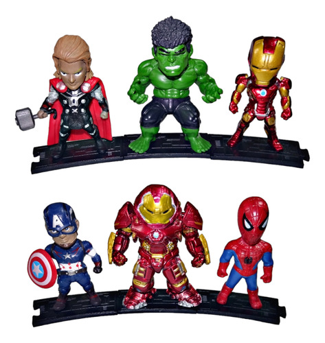 Set De Los Vengadores 6 Figuras De Acción