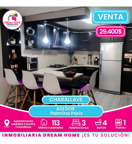 Apartamento De 3 Niveles En Venta  Urb. Los Laureles Country