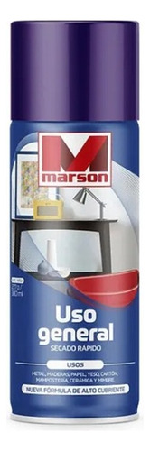 Pintura En Spray Multiuso Brillante Marson 485 Ml Colores