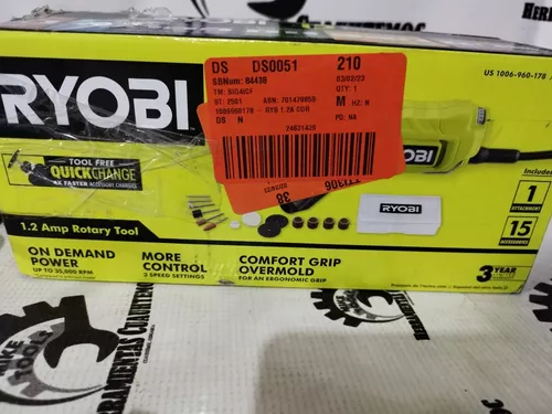 Ryobi One+ Herramienta Rotativa 1.2 Amp Rrt100