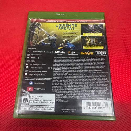 Tom Clancy's Rainbow Six Extraction Xbox One Original (Usado)