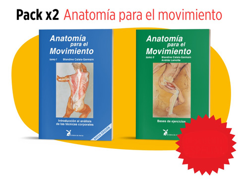 Pack 2 Libros Anatomía Para El Movimiento 1 Y 2 Of. 20% Dto.