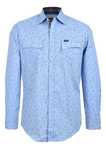 Camisa Vaquera Wrangler Retro De Hombre U21