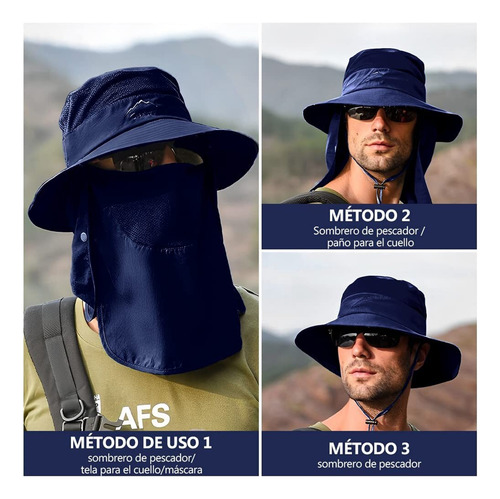 Sombrero Sol Unisex, Sombrero Tipo Cubo Con Protección Solar