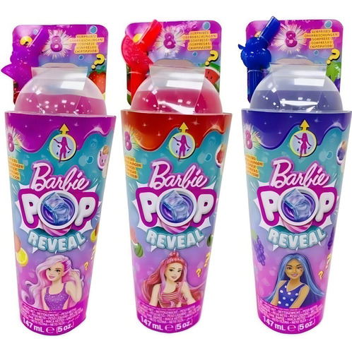 Muñeca Frutas Barbie Pop Reveal 8 Sorpresa Mattel Strawberry
