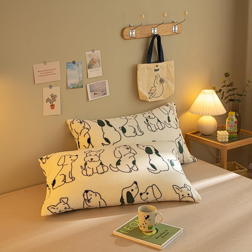 Funda De Almohada De Franela Súper Suave Y Cómoda, 2 ...