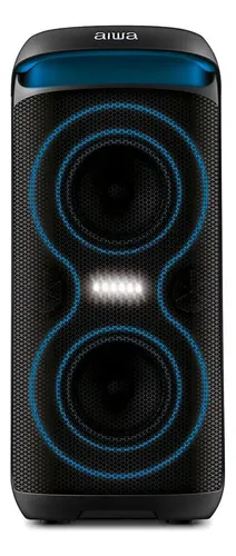 Caixa de Som PartyBox AIWA PB-08 Bluetooth 8H RGB USB TWS Preto