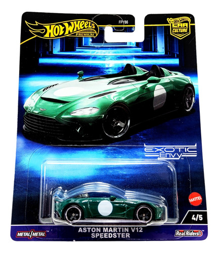 Hot Wheels Premium Exotic Envy - Aston Martin V12 Speedster 