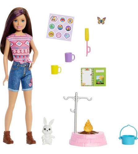 Barbie Skipper Camping Fogon Campamento Mattel 