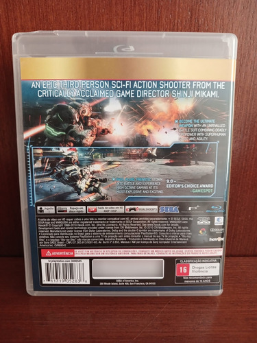 Vanquish Ps3 Midia Fisica (Usado)