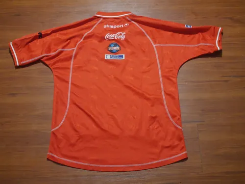 Camiseta Coleccion Lsporto Mundial 2002 Uruguay Roja Entreno (Usado)