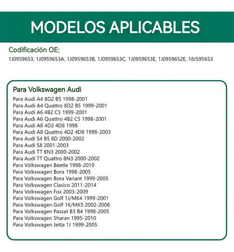 Qp Pista Carrte Resorte Reloj Para Vw Jetta 1j 1999-2005