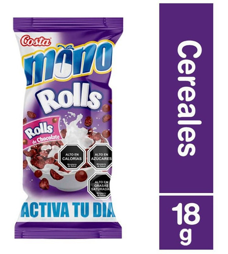 Mini Cereal Mono Costa Balls O Rolls 18g (5 Unidad)-super