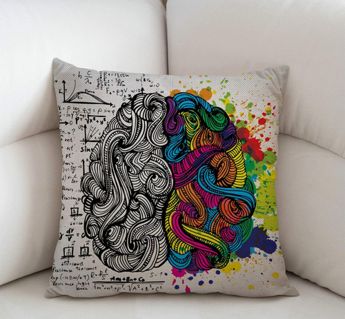 Swono Brain Science Cotton Linen Trow Cusco Cushion Coushion
