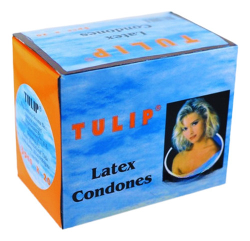 Preservativo Tulip Caja Paga60 Lleva100 Unidade Condones W11