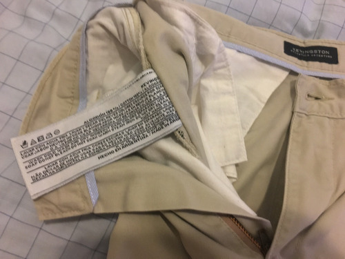 Pantalon Kevingston Gabardina Color Beige Talle 40