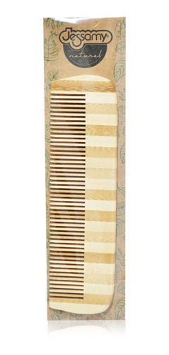 Peine De Madera De Bambú Bamboo Natural Jessamy P1588