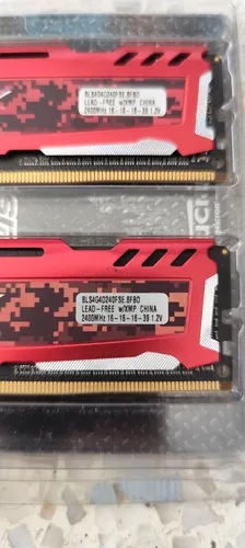 8gb 2x 4gb Ddr4 Ballistix (Usado)