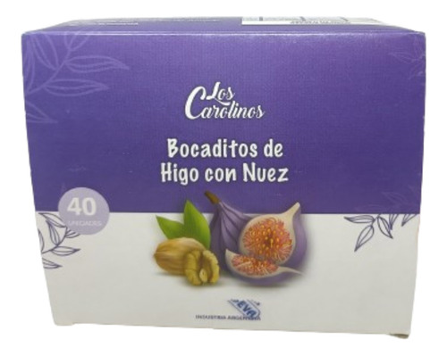 Bocaditos De Higo Con Nuez Caja X 40 U