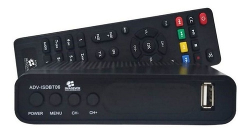 Kit Conversor Digital Hd Hdtv E Antena Interna Digital De Tv