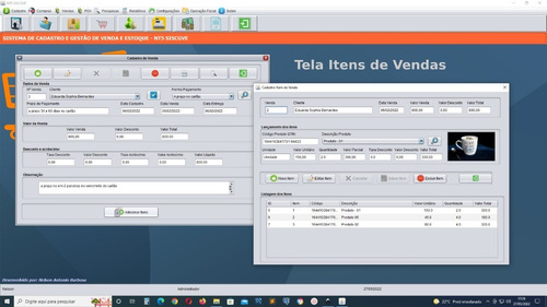 Código Fonte De Sistema De Vendas Em Java - Siscgve