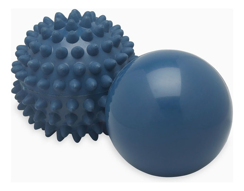 Gaiam Kit 2 Pelotas Masajeadoras Macizas Para Frio Y Calor Color Azul