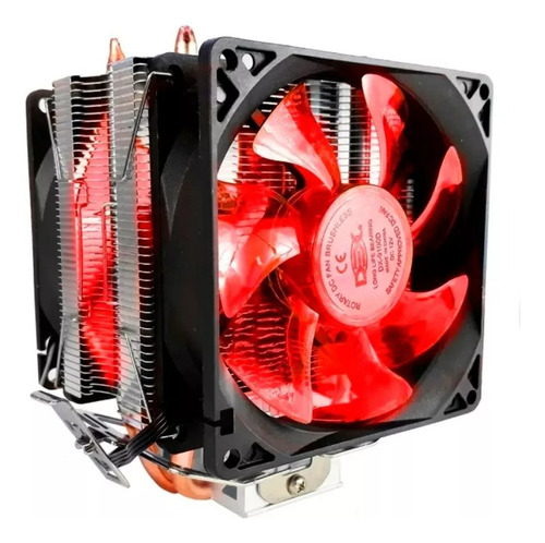 Cooler Duplo Dual Fan Pc Intel Amd 775 1151 1155 Am3+ Am4