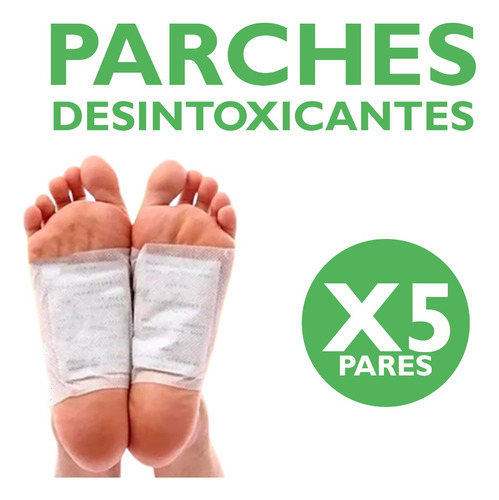  Parche Desintoxicante Para Pies