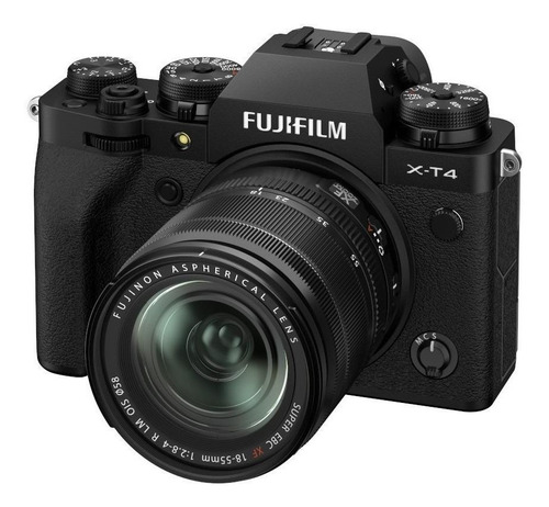 Fujifilm X-T4 mirrorless cor preto