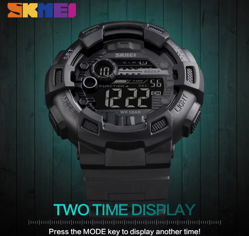 Relógio Masculino Esportivo Digital Skmei 1243 Prova D'água