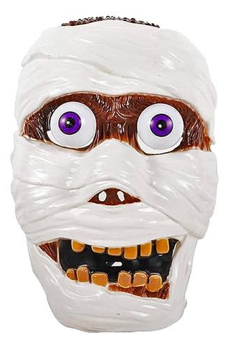 2 Máscara Múmia Halloween Olho Maluco Carnaval Fantasia
