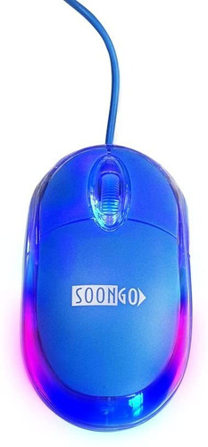 Mouse Ergonomico Para Pc | Usb / 1,5 M | Azul