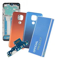 Comprar Kit Carcaça Com Tampa Para Moto E7 Plus Xt2081 + Placa Carga
