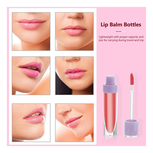 Envases De Bálsamo Labial, Tubo Vacío De Lápiz Labial, 10 Un