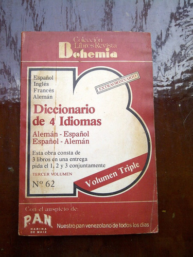 Diccionario De 4 Idiomas Aleman-españo / Español-aleman