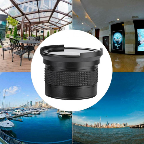 Imagem 2 de 9 de Lente Fisheye De 58mm, 58mm 0.35x Lente Super Grande Angular