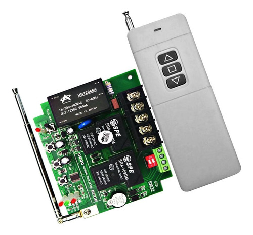 2 433m Industrial Rf Relay Remote Switch Receptor Telemando