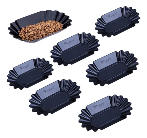 6 Piezas De Bandejas Placas Platos Servir Café De Plasticó